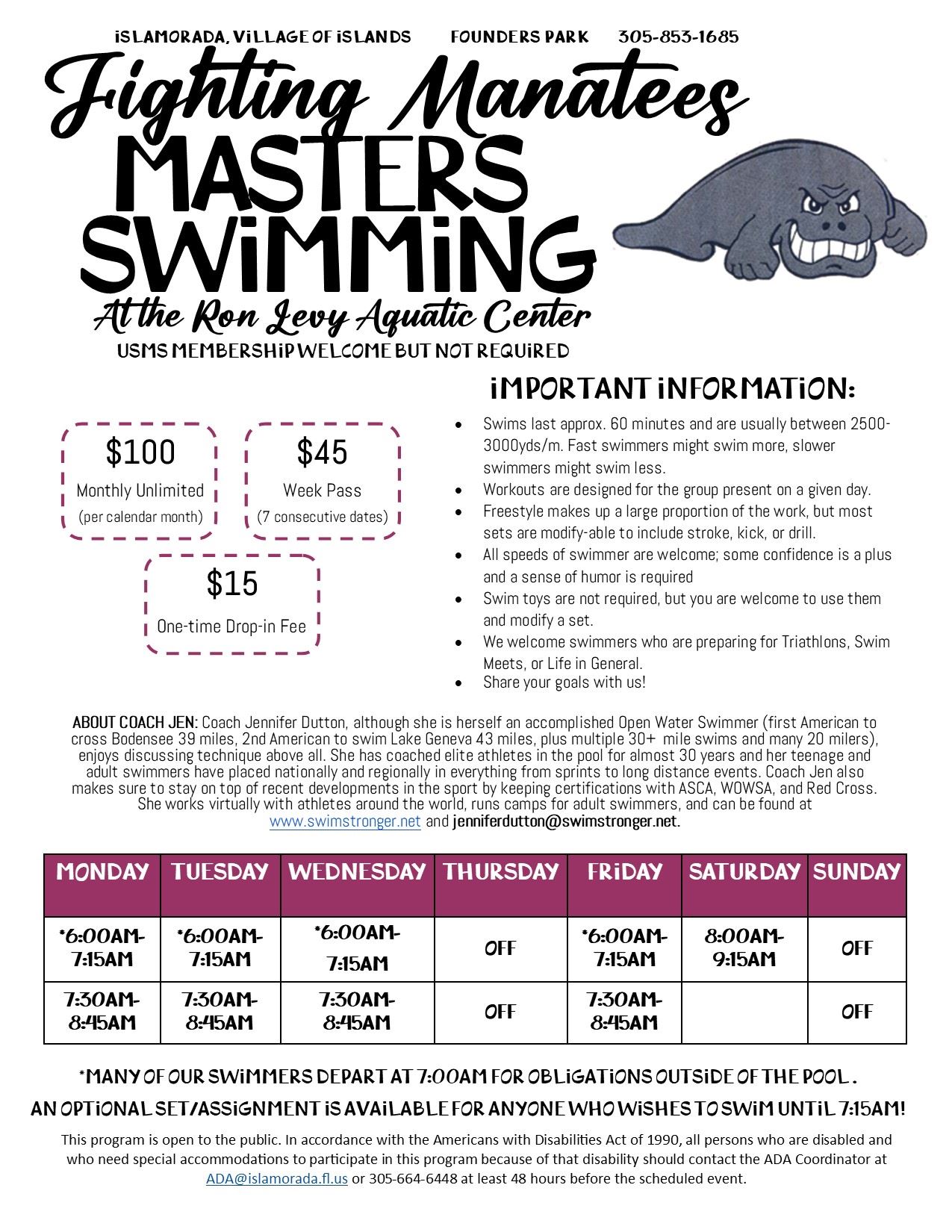 Islamorada Swim Stronger Winter 2024