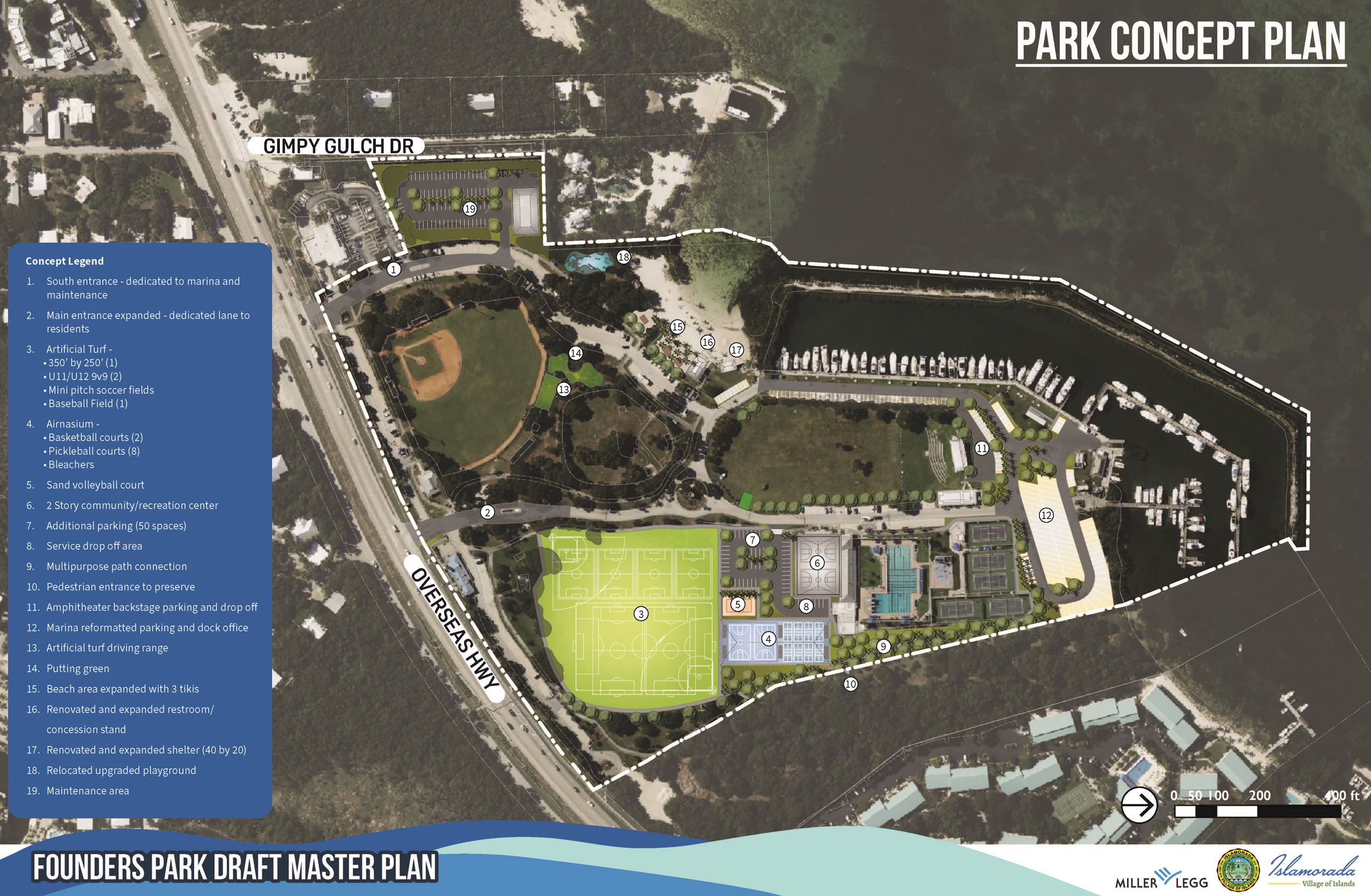 Founders Park Concept Draft Master Plan