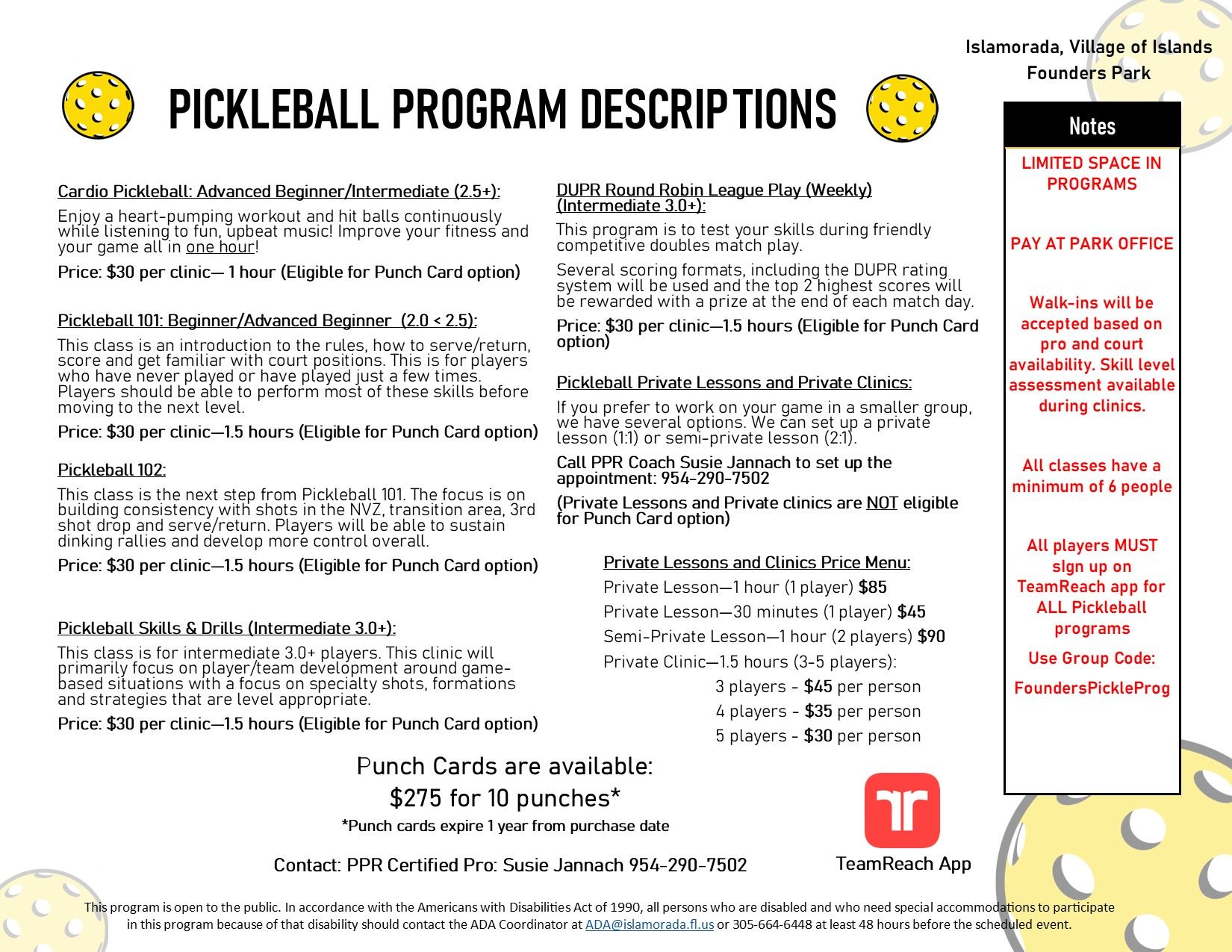 PickleballCalendar2025NOVEMBER pg 2