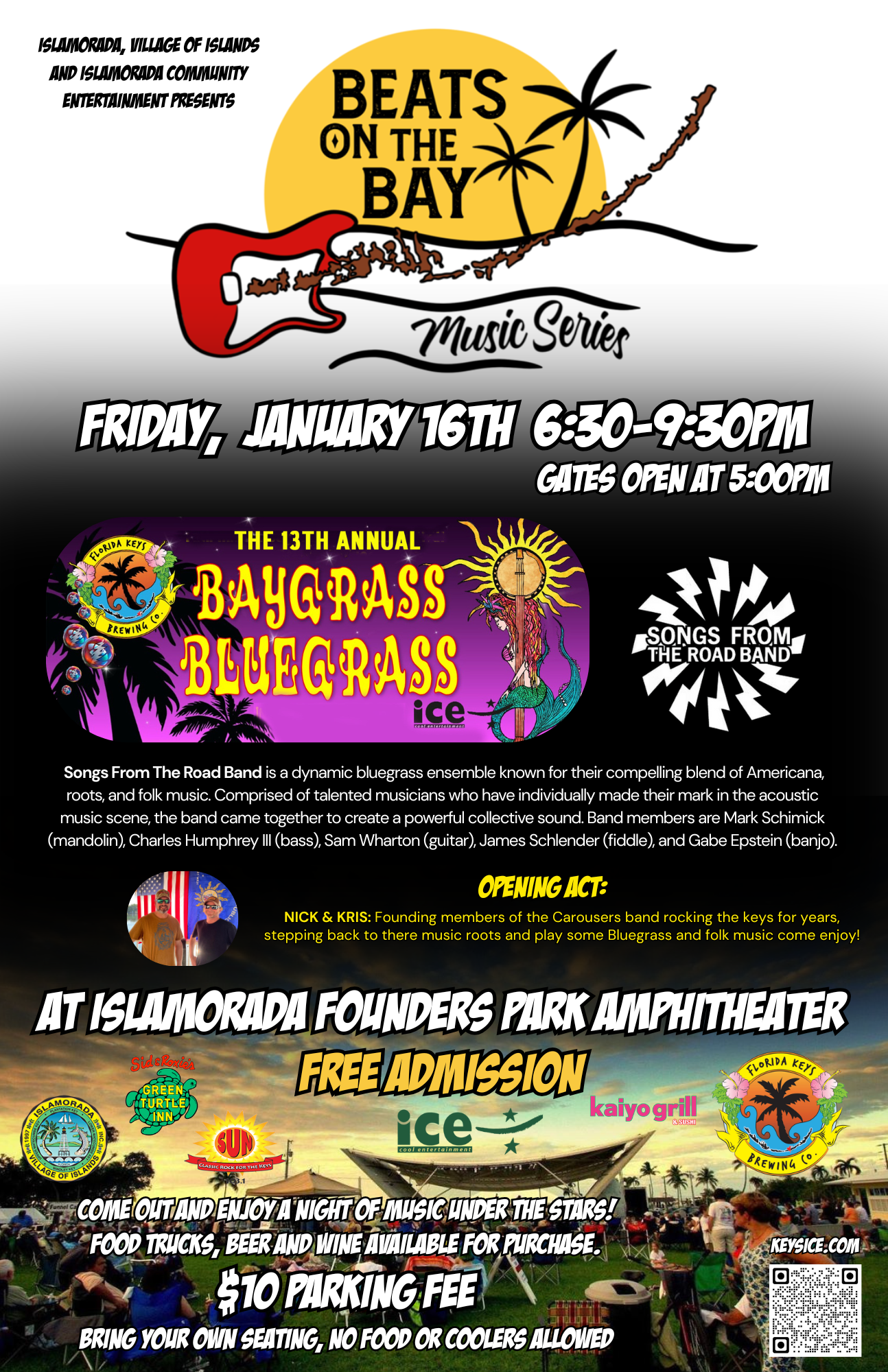 Beats on the Bay - Baygrass Bluegrass Jan 16 2026