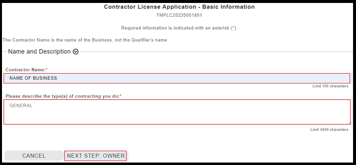 Contractor Reg Basic Info 12