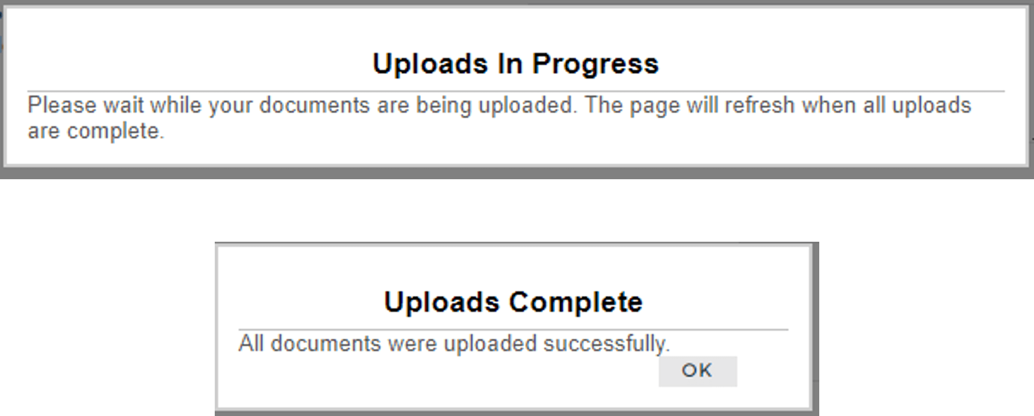 Upload In Progress