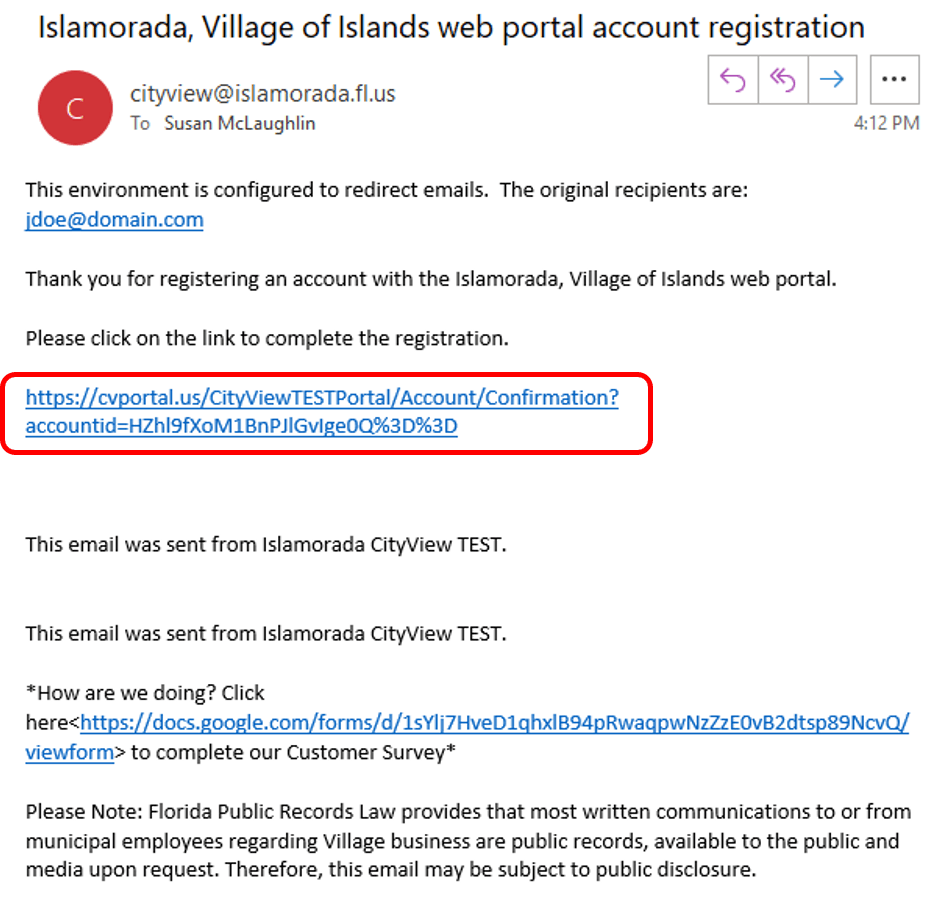 Step 6 Email Verification