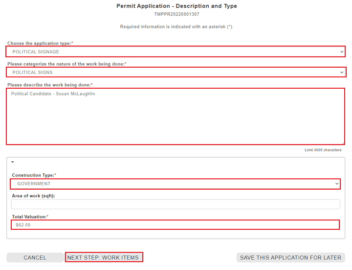 1 Description and Type
