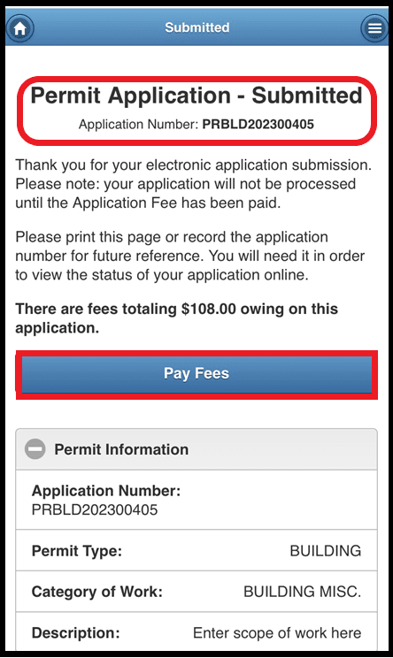 17 Submitted Pay Fees