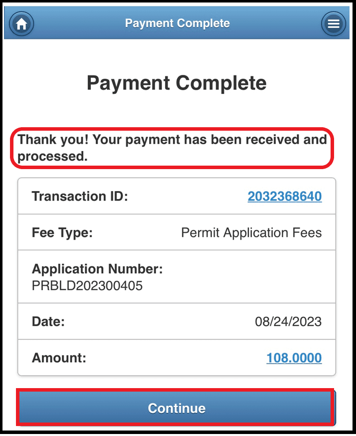 19 Payment Complete