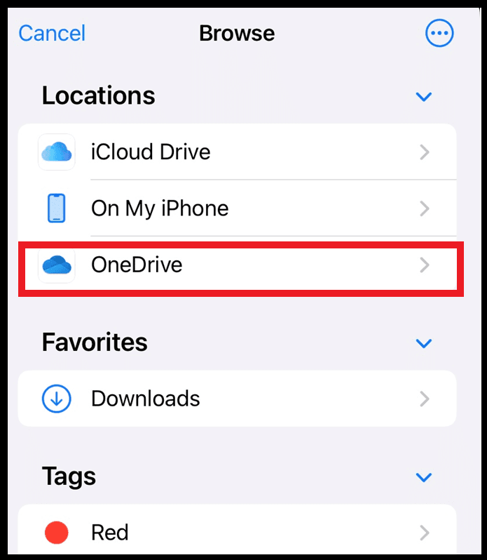 11 One Drive