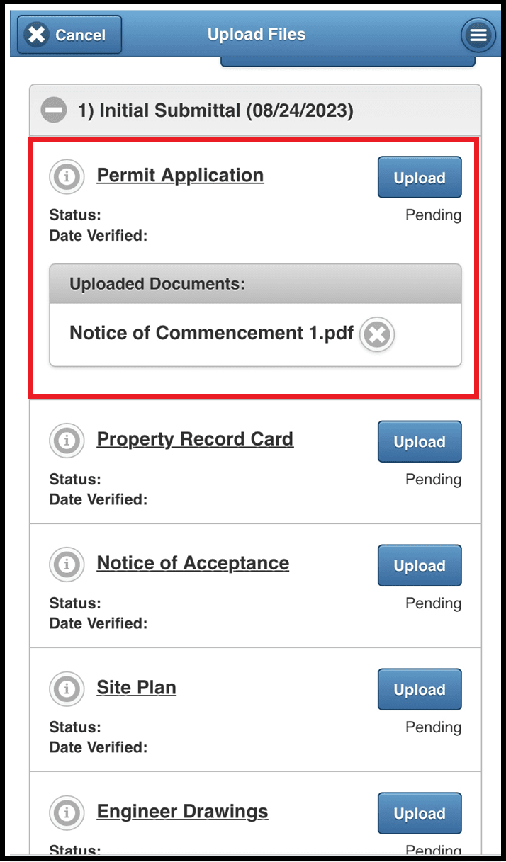 15 Document Displayed